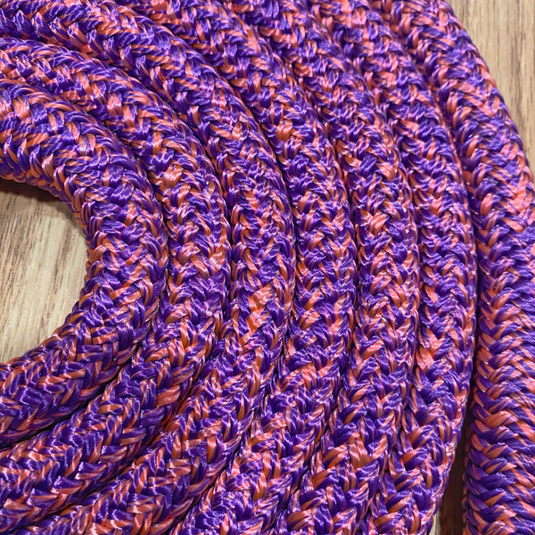 10' Purple Blend Lead Rope w/ Loop & Popper